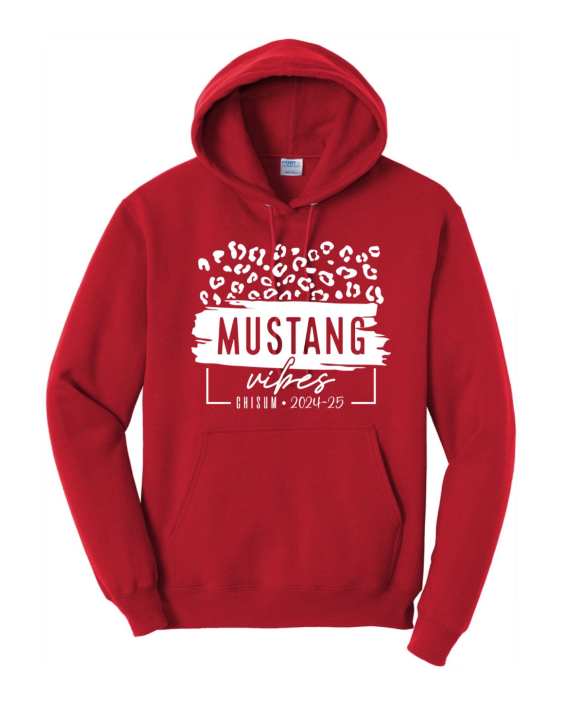 MUSTANG CHECKERED 50/50 HOODIE