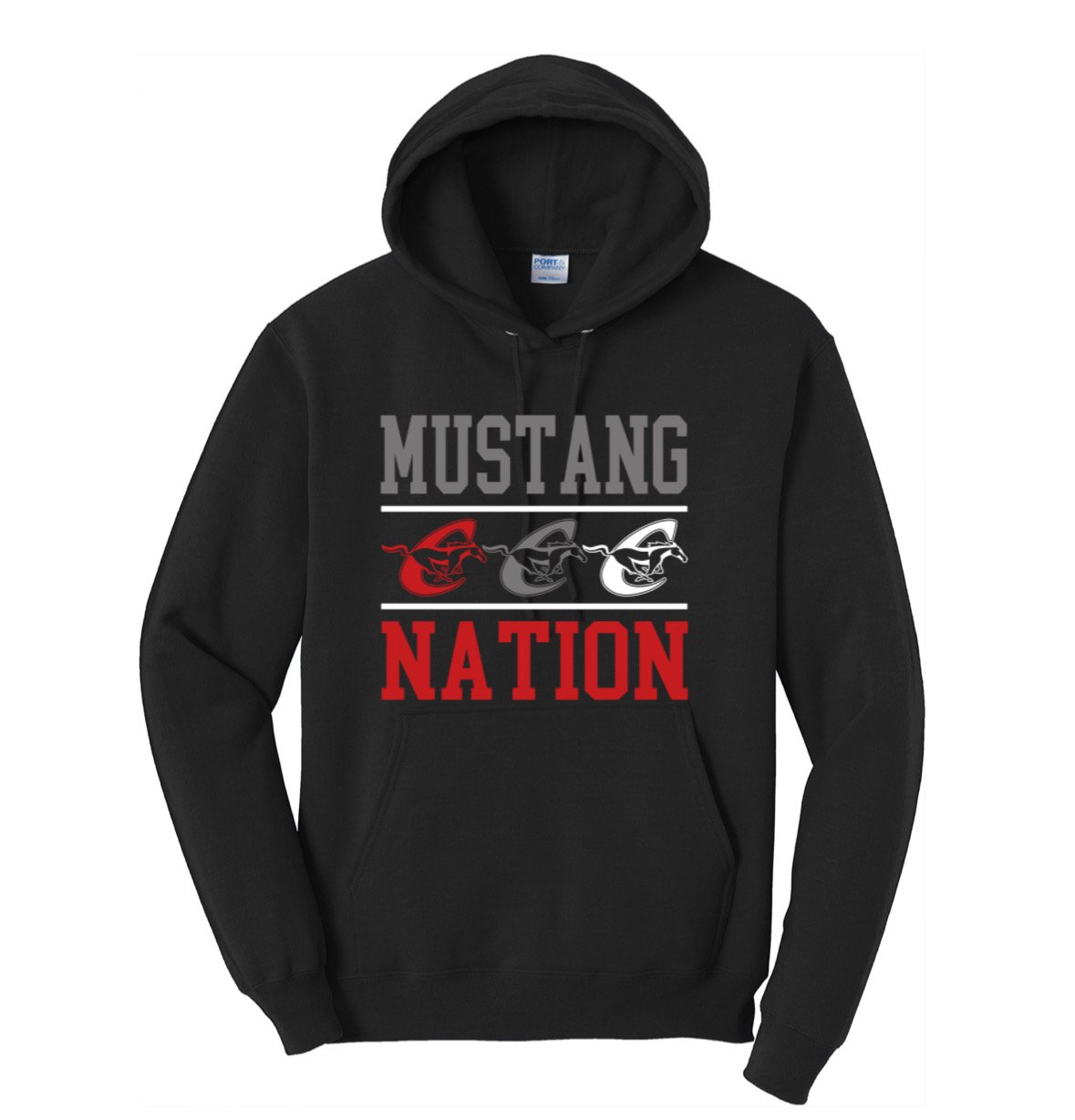 MUSTANGS NATION 50/50 HOODIE