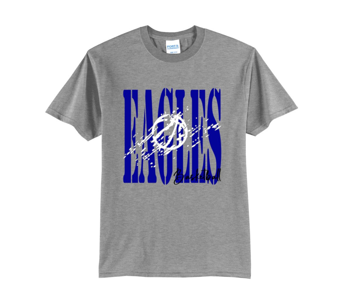 Eagles basketball distressed tshirt
