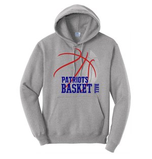 Patriots basketball outline hoodie
