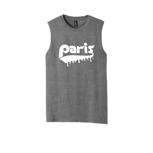 Paris Drip Muscle Tank