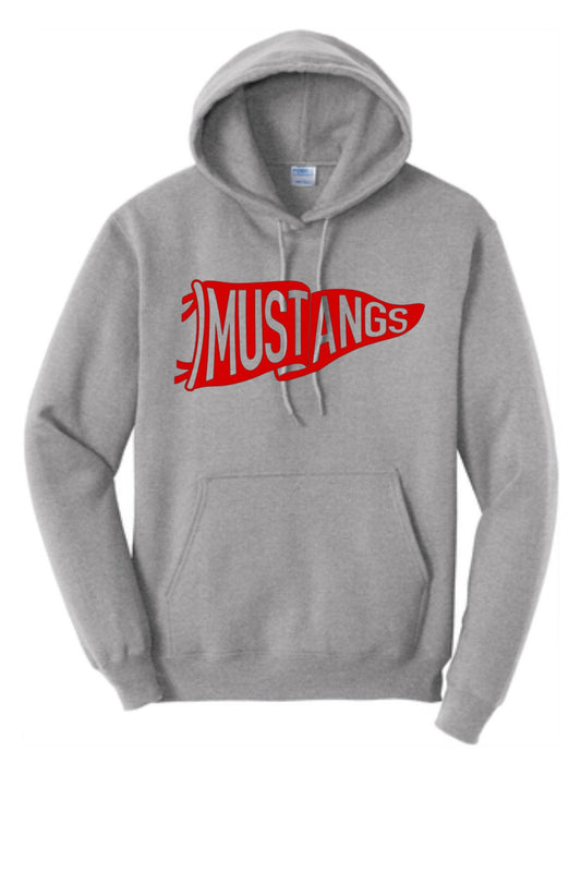 MUSTANG FLAG 50/50 HOODIE