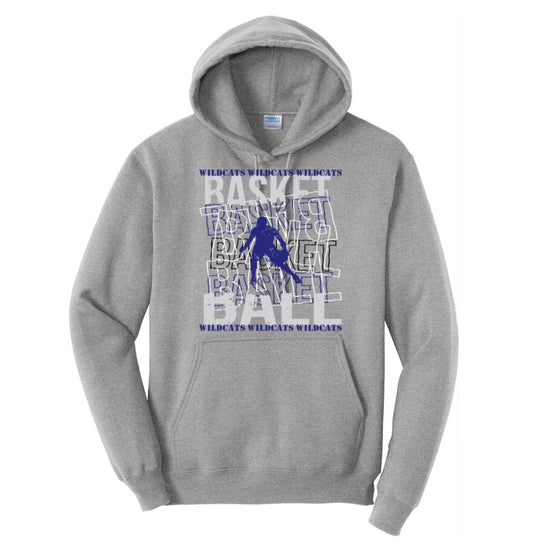 Wildcats basketball graffiti hoodie