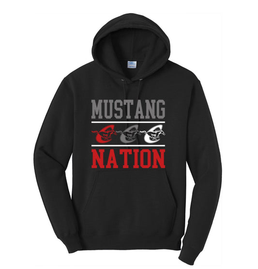 MUSTANGS NATION 50/50 HOODIE