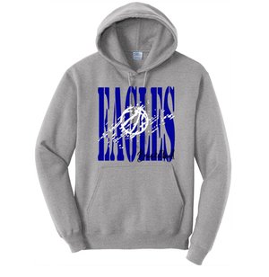 Eagles basketball distressed hoodie