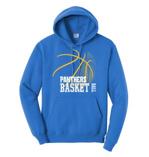 Panthers basketball outline hoodie