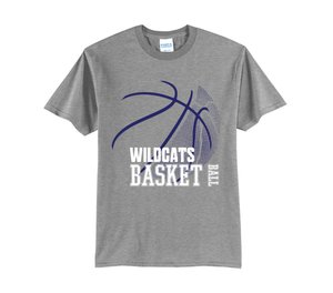 Wildcats basketball outline tshirt