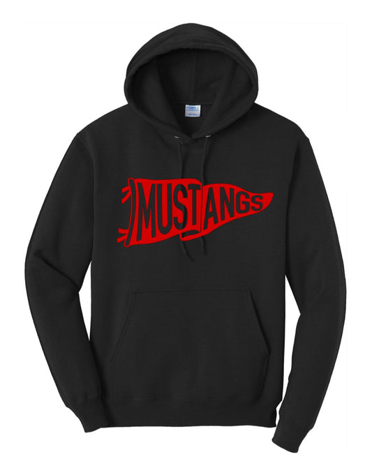 MUSTANG FLAG 50/50 HOODIE