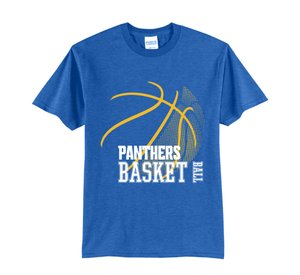 Panthers basketball outline tshirt