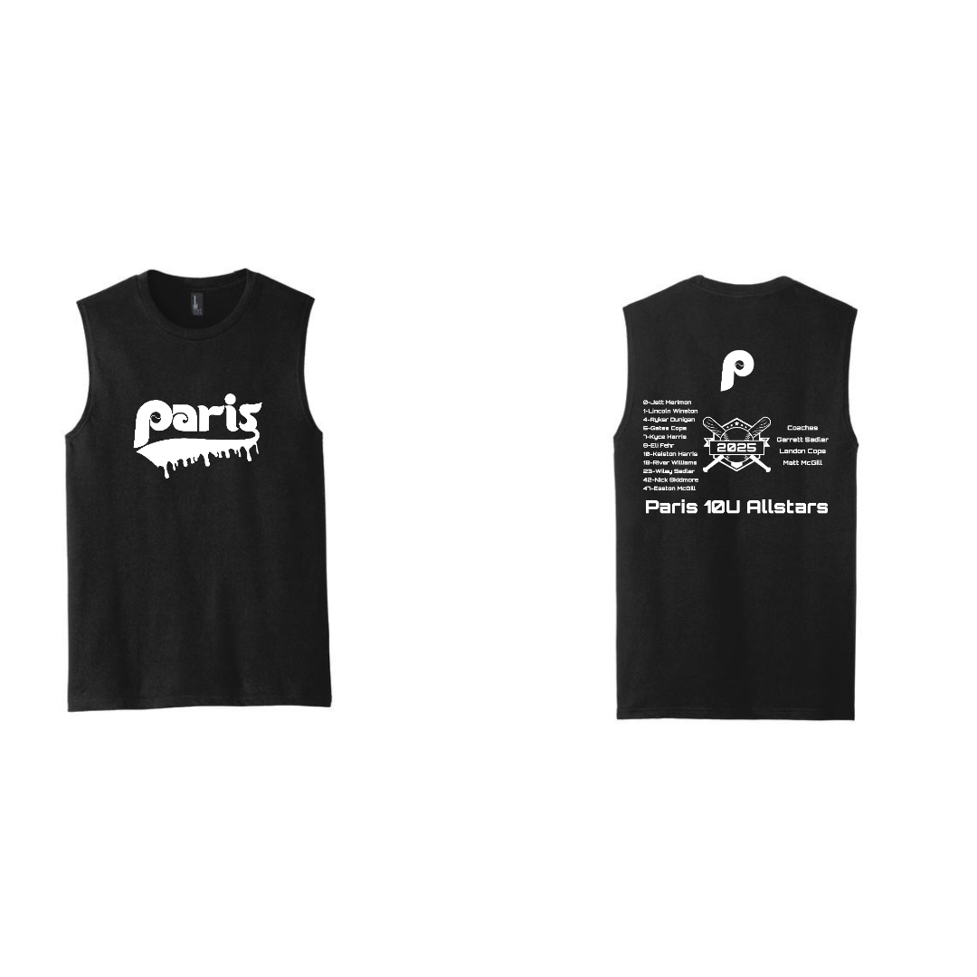 Paris Drip Muscle Tank