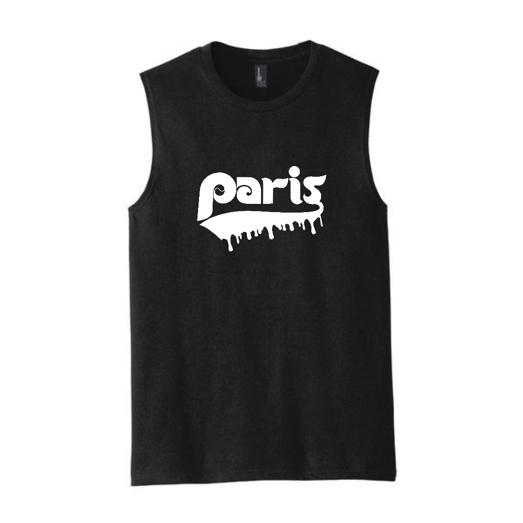 Paris Drip Muscle Tank