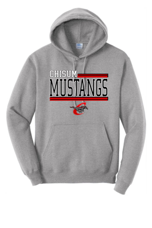 MUSTANGS BOLD  50/50 HOODIE