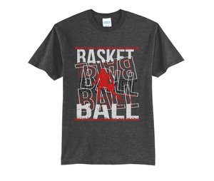 Mustangs basketball graffiti tshirt