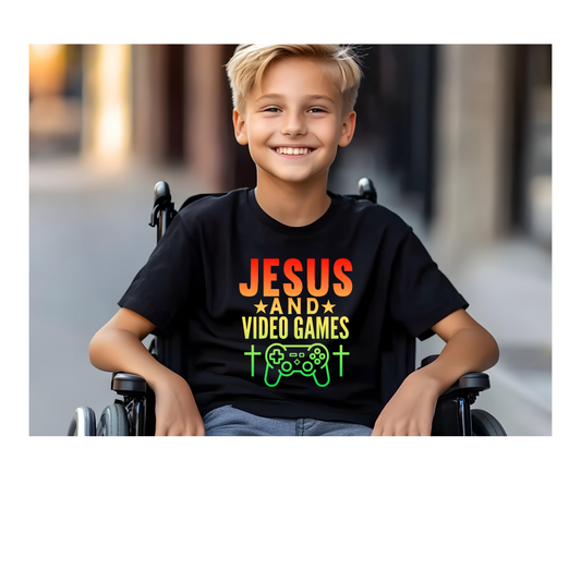Jesus and video games T-shirt