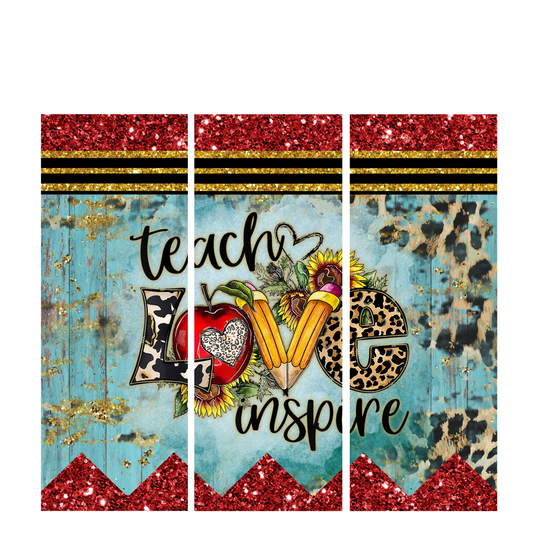 Teach love inspire 20oz skinny Tumbler