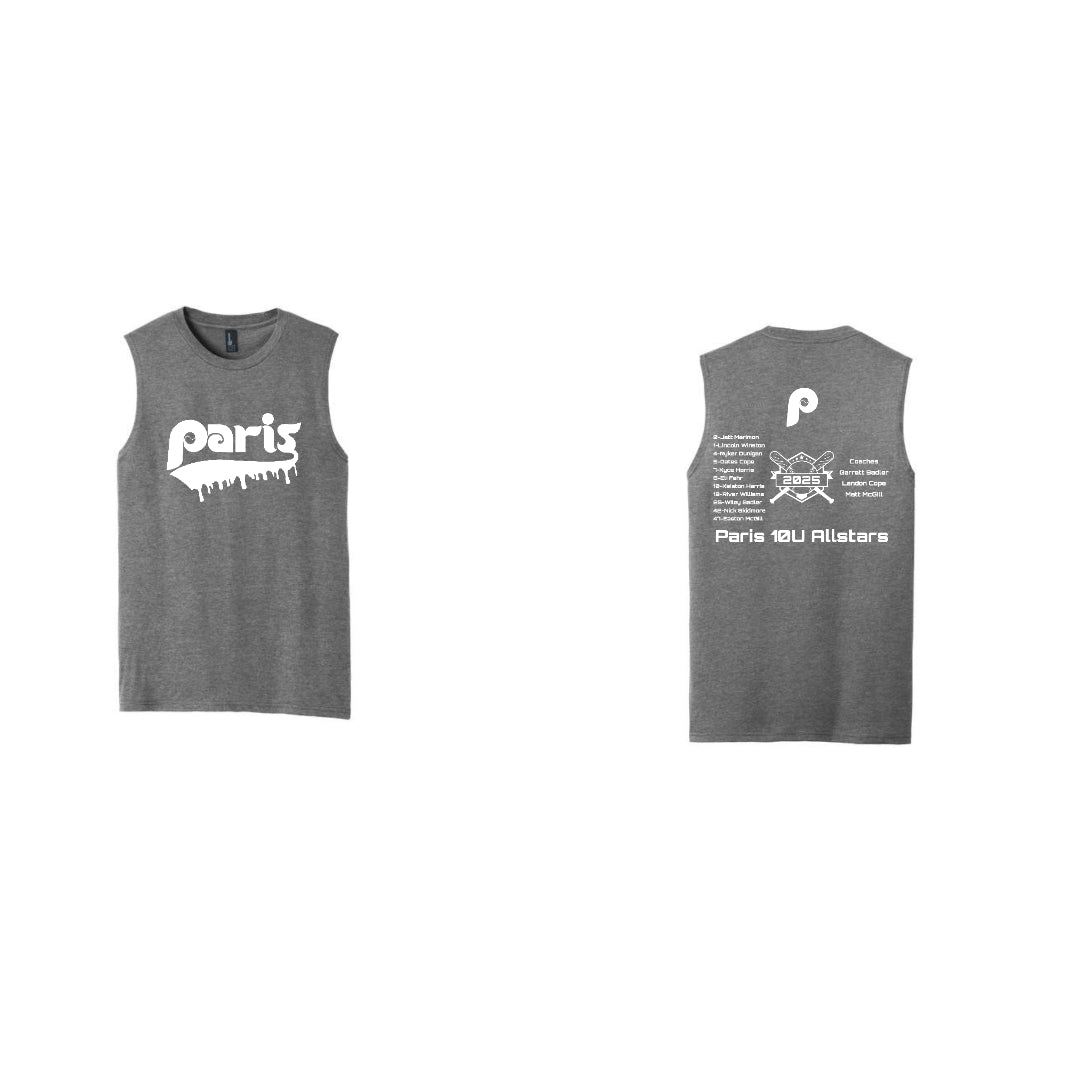 Paris Drip Muscle Tank